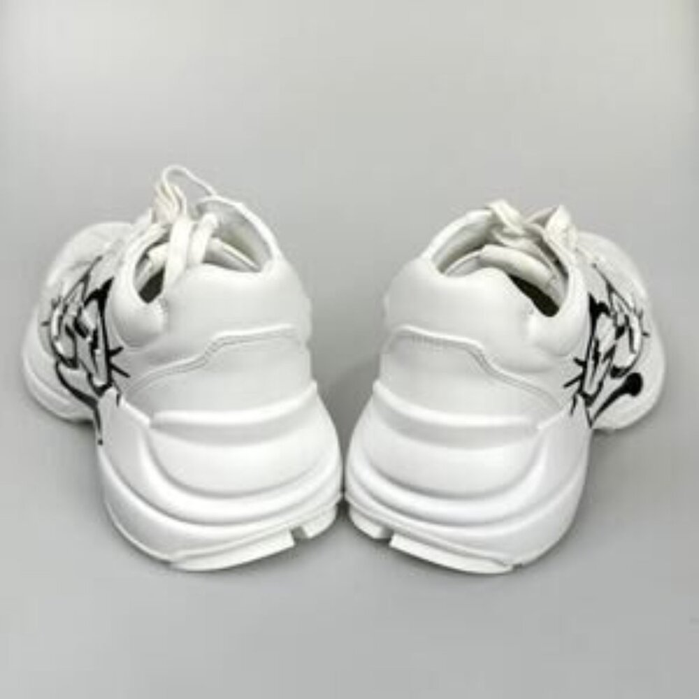 NIB Authentic Gucci Cat Eye Rython Sneakers - Picture 13 of 16